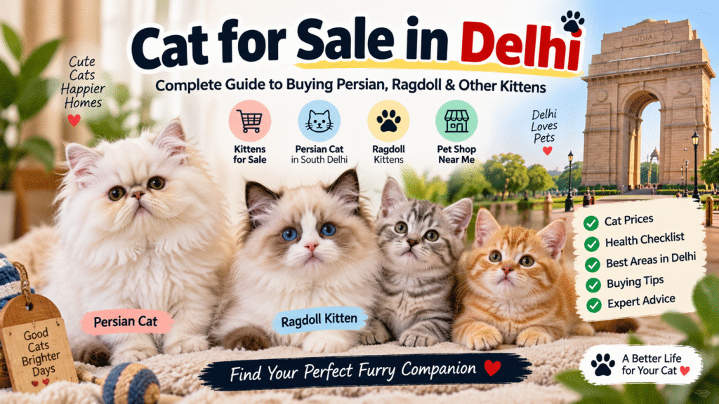 Cat for Sale in Delhi